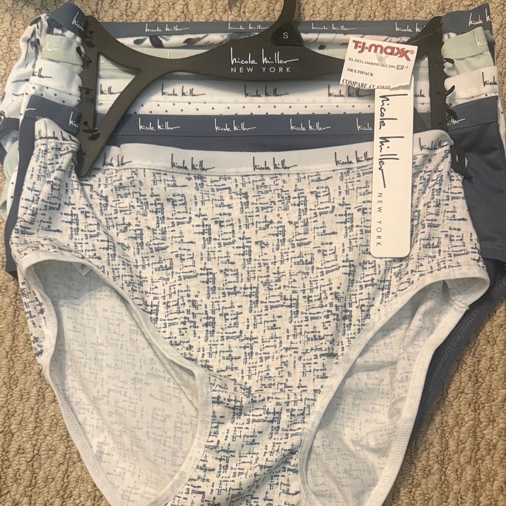 Nicole Miller 5-pack underwear Size S NWT